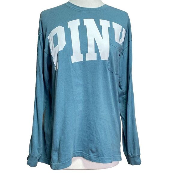 PINK Victoria Secret Long Sleeve Tee Size Small - Picture 1 of 5